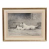 Zeichnung \"Jack Russell Terrier\", signiert von Xavier de Poret (1894-1975). - Moinat - Gemälden - Verschieden